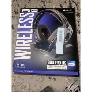 RIG 800 Pro HS Wireless Gaming Headset & Charging Stand (black) PS5 PS4 PC USB
